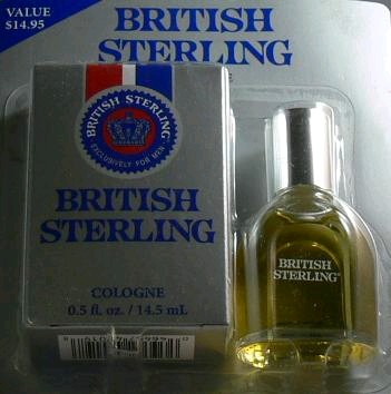 British Sterling by Dana,  .5 oz Cologne Splash for men
