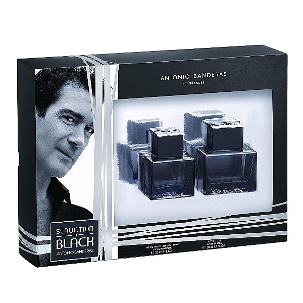 Seduction In Black by Antonio Banderas, 2 piece gift set for men