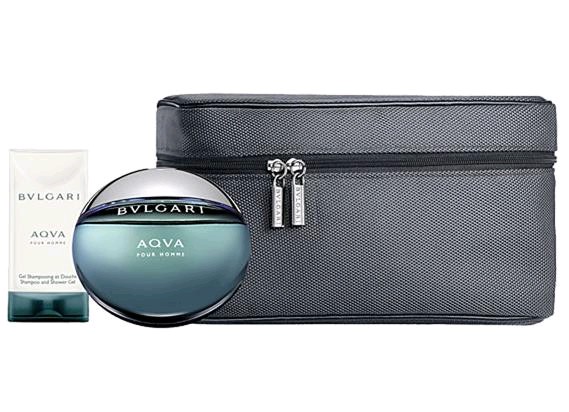 Aqva Pour Homme by Bvlgari, 3 piece gift set for men