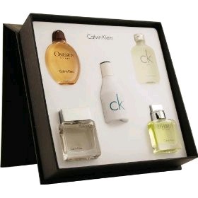Calvin Klein by Calvin Klein 5 piece mini set for men total 25 oz