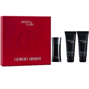 Armani Code by Giorgio Armani, 3 piece gift set for
