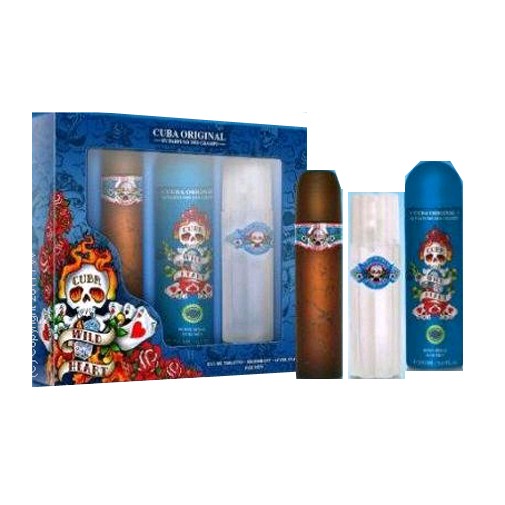 Cuba Wild Heart by Cuba, 3 piece gift set for men
