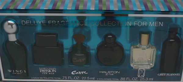Deluxe Fragrance Collection by Deluxe, 6 piece mini set for men