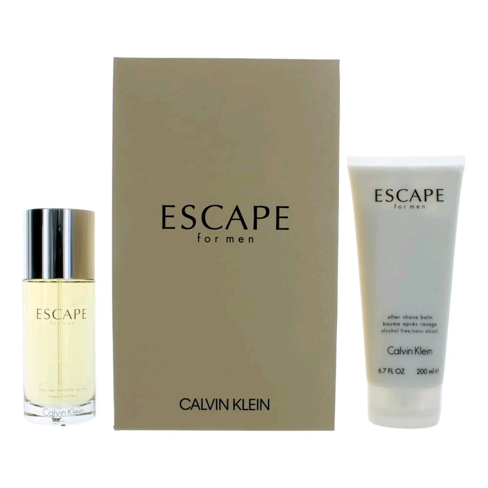 Escape Cologne by Calvin Klein, 2 Piece Gift Set for Men NEW | eBay