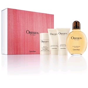 Obsession by Calvin Klein, 4 piece gift set for men.