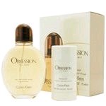 Obsession by Calvin Klein, 2 piece gift set for men with Deodorant