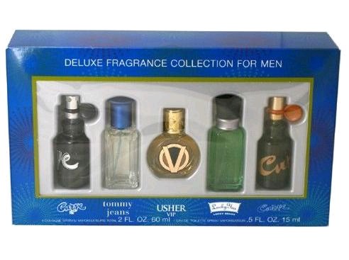 Deluxe Fragrance Collection For Men, 5 Piece Mini Set