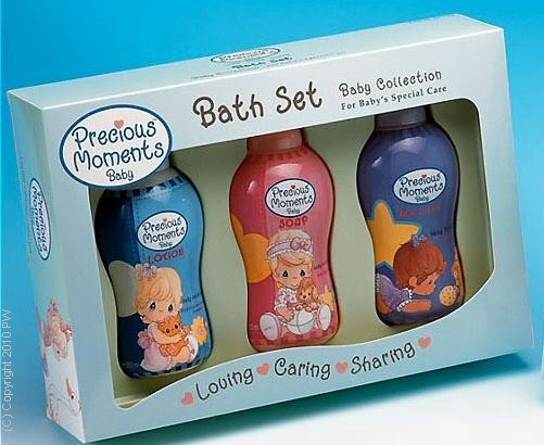 Precious Moments Baby by Precious Moments 3 piece bath set for girls