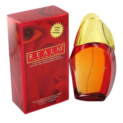 Realm by Erox 34 oz Eau De Toilette Spray for women with Human Pheromones