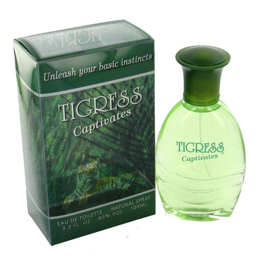 Tigress Captivates by Fragrances of France, 3.3 oz Eau De Toilette Spray for wom