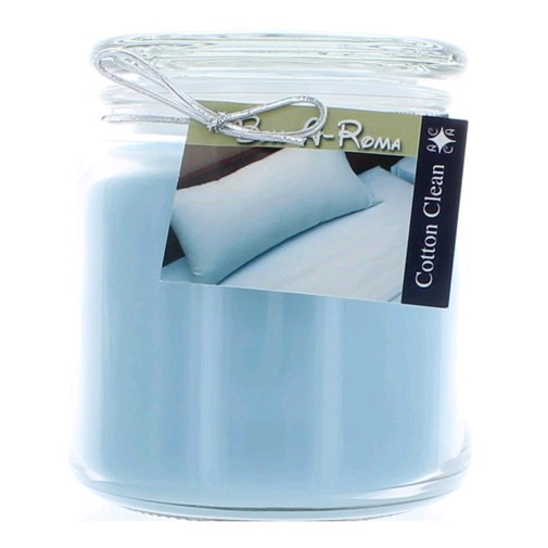 Hand Made Scented Soy 16oz Classic Jar Candle - Cotton Clean