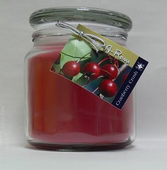Hand Made Scented Soy 16oz Classic Jar Candle - Cranberry Crush