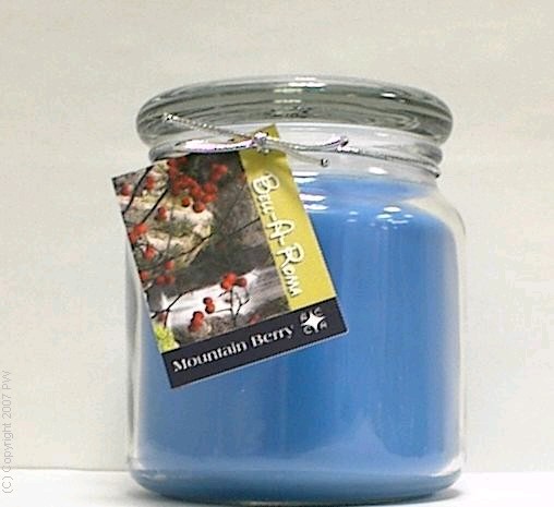 Hand Made Scented Soy 16oz Classic Jar Candle - Mountain Berry