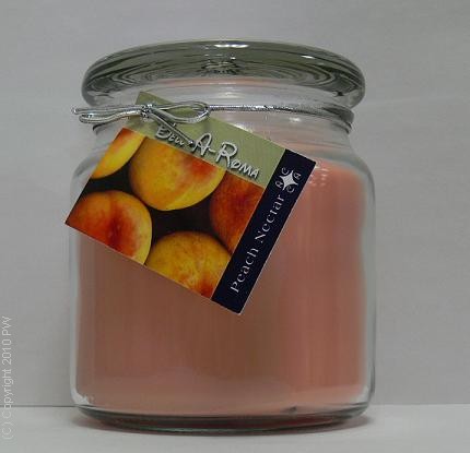 Hand Made Scented Soy 16oz Classic Jar Candle - Peach Nectar