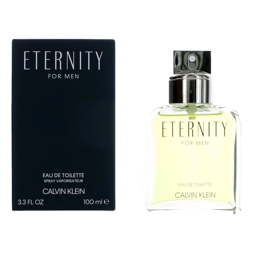 Eternity by Calvin Klein, 3.3 oz EDT Spray for Men