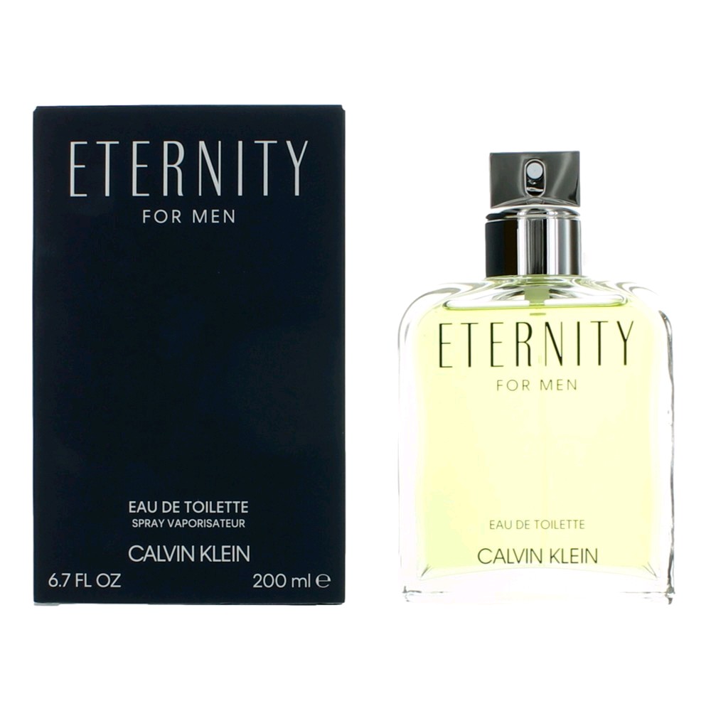 Eternity by Calvin Klein, 6.7 oz EDT Spray for Men