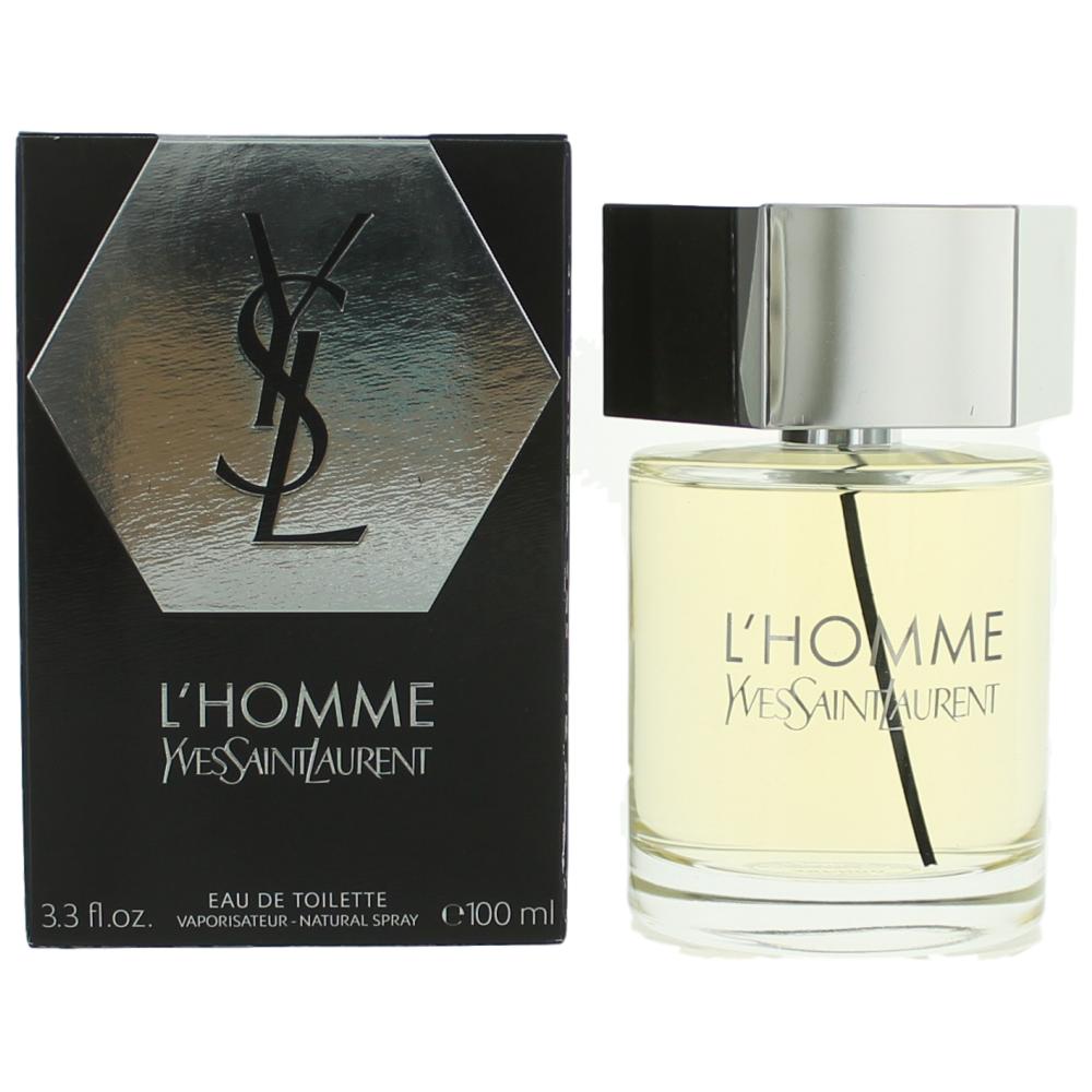 L'Homme by Yves Saint Laurent, 3.3 oz EDT Spray for Men